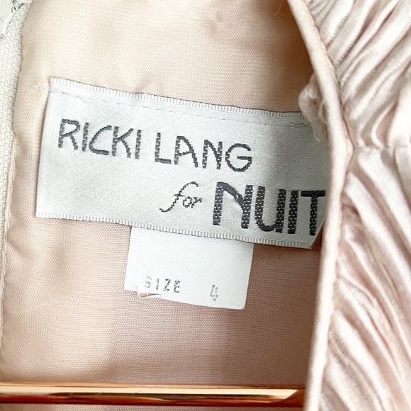 Ricki Lang for Nuit Vintage Blush Dress - Picture 3 of 6